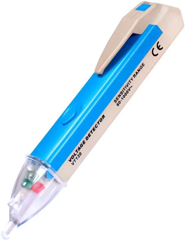 Main image of Non-Contact Voltage Tester with LED Flashlight, Buzzer Alarm, AC Voltage Detector Pen,Test Range 60V - 1000V & Live/Null Wire Judgment