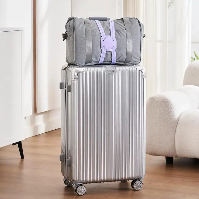 Alt view image 7 of 7 - Luggage Straps Bag Bungee for Suitcase Add a Bag TSA Approved