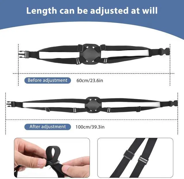 Alt view image 3 of 7 - 2 Pack Luggage Straps Bungees,Adjustable Suitcase Carry on Bag Handle Portable Tourister Travel Straps Belt Elastic Airport Travel Accessories with Buckles for Baggage Handbag