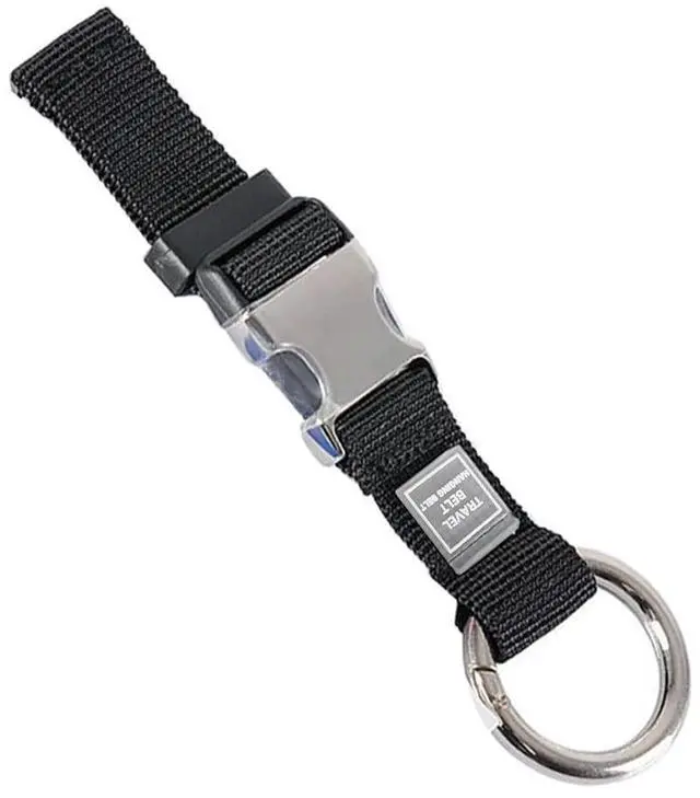 Main image of Add-A-Bag Luggage Strap Jacket Gripper, Luggage Straps Baggage Suitcase Belts Travel Accessories - Make Your Hands Free, Easy to Carry Your Extra Bags, Black