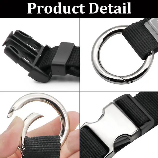 Alt view image 4 of 7 - Add-A-Bag Luggage Strap Jacket Gripper, Luggage Straps Baggage Suitcase Belts Travel Accessories - Make Your Hands Free, Easy to Carry Your Extra Bags, Black