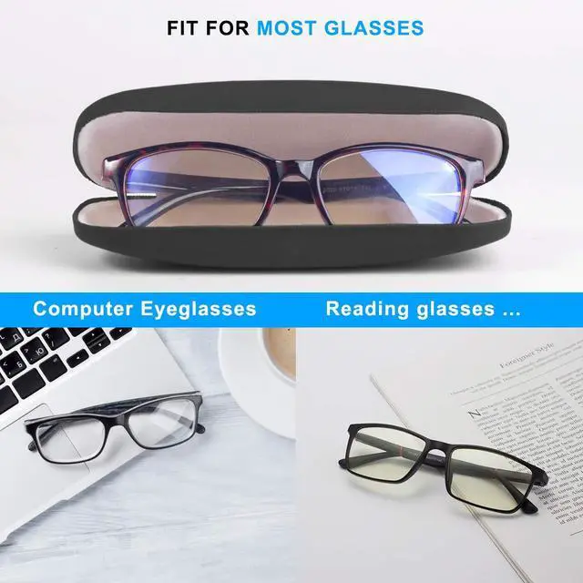 Alt view image 3 of 6 - Unisex Hard Shell Eyeglasses Cases, Black