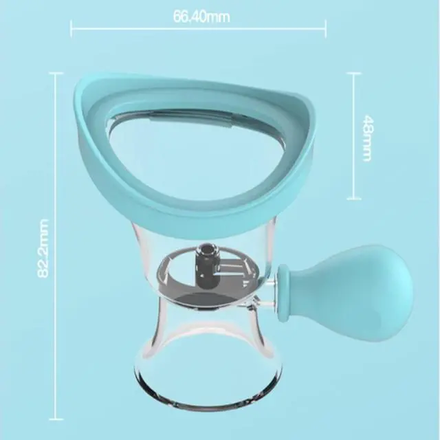Alt view image 3 of 7 - Eye Wash Cup,Eye Wash Cleaner Kit Silicon Manual Air Pressure Eye Cleaning Cup Tool Effective Eye Rinse Clean Dust Makeup Irritants,Transparent with Storage Container Eye Cup Soothing Tired Eyes(Blue)