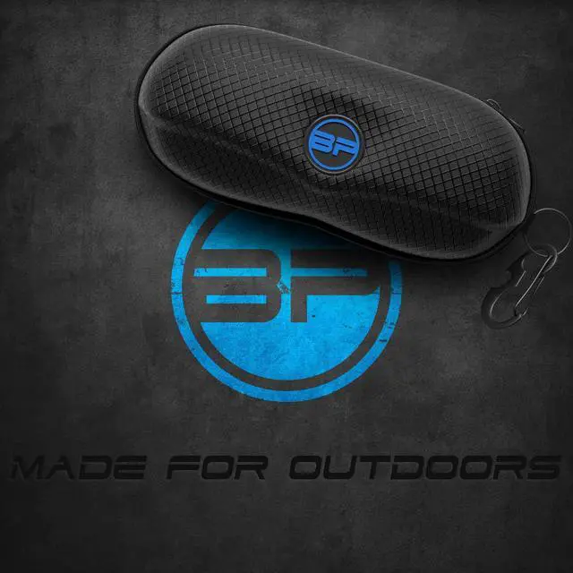 Alt view image 2 of 6 - Sunglasses Case Semi Hard EVA Shell with Metal Hanging Hook Belt Clip Sun Glasses Storage
