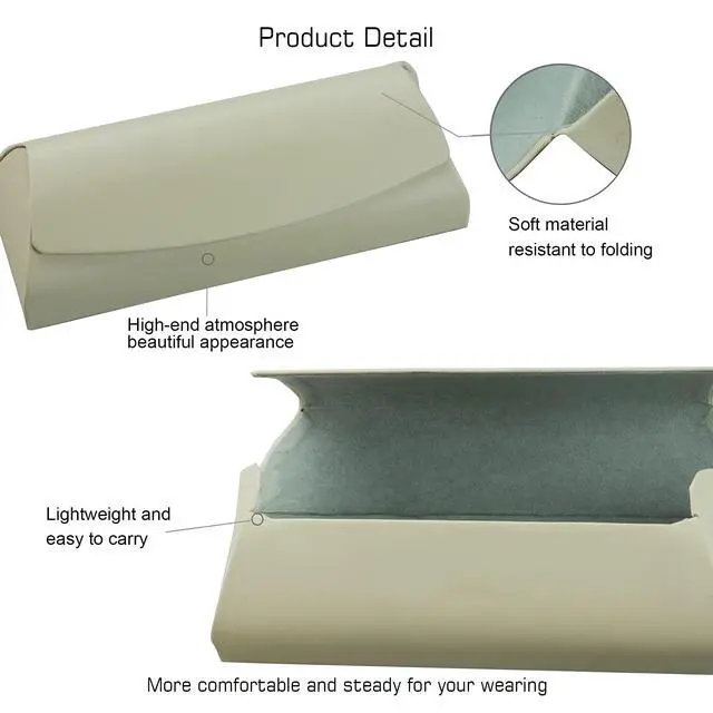 Alt view image 2 of 7 - Hard Shell Eyeglass Case for Eyeglasses and Sunglasses for Men/Women and Kids