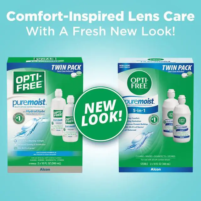 Alt view image 2 of 6 - Puremoist Multi-Purpose Contact Lens Solution, 10 Fl Oz, 2 Pack