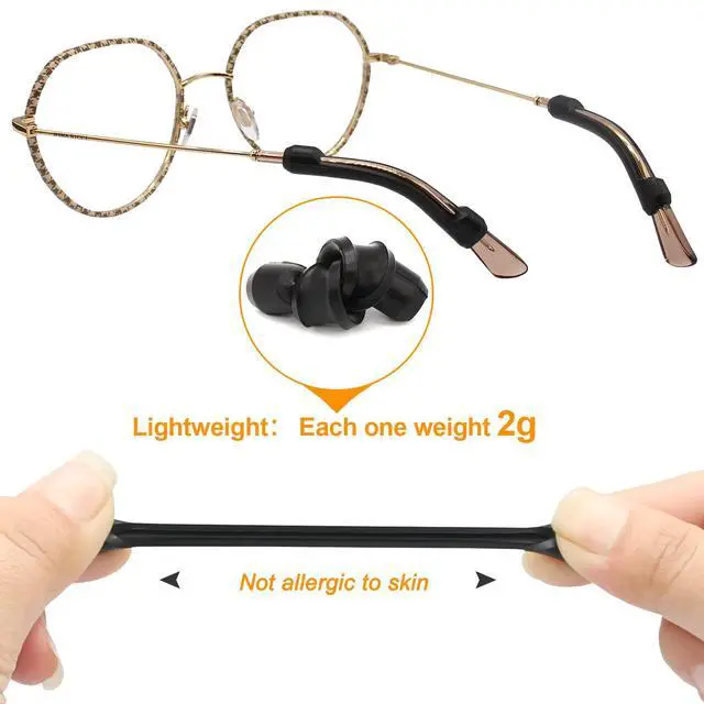 Alt view image 5 of 6 - Eyeglasses Temple Tips Sleeve RetainerGlasses Ear CushionGlasses Ear Grip