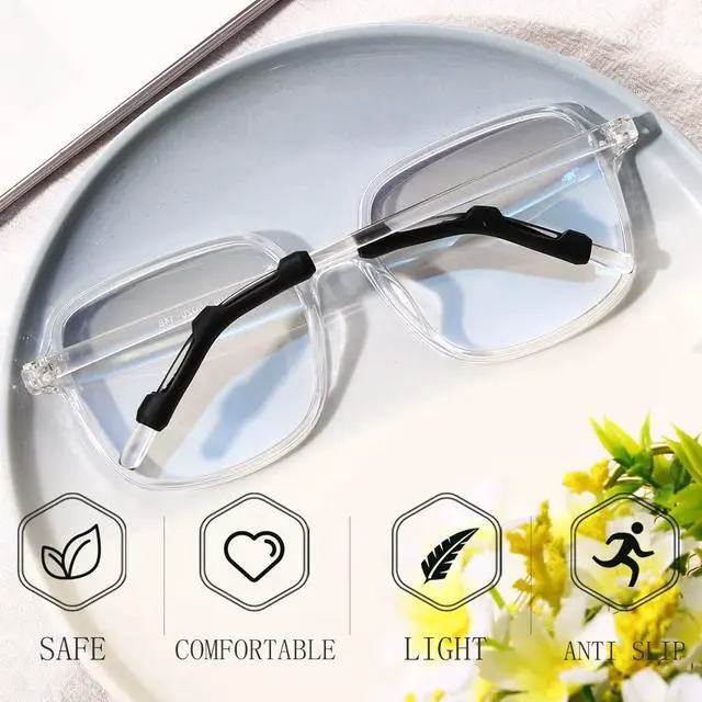 Alt view image 4 of 6 - Eyeglasses Temple Tips, 16 Pairs Silicone Eyeglasses Retainers Sleeve Retainer Anti-Slip Safety Eyewear Retainers Spectacle Stay For Eyeglasses, Sunglasses, Reading Glasses (Black Temple Tip)