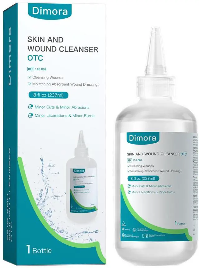 Main image of Wound Cleanser Skin Rinsing Wash First Aid Solution 8 oz