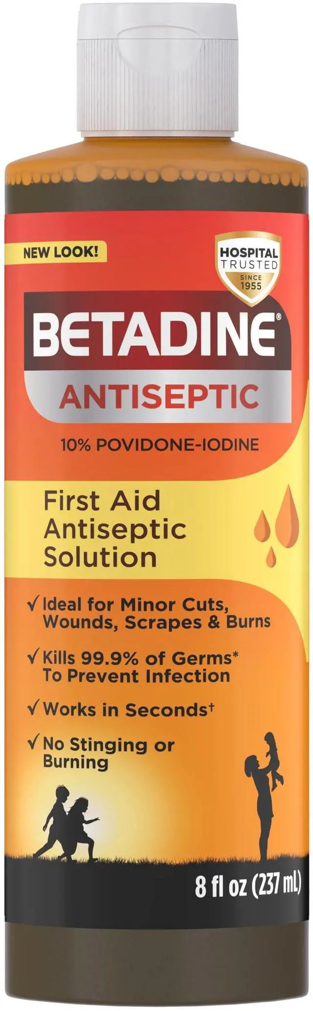 Main image of Antiseptic Povidone Iodine Solution 8 Fl Oz
