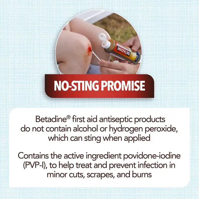 Alt view image 4 of 5 - Antiseptic Povidone Iodine Solution 8 Fl Oz, 2 Pack