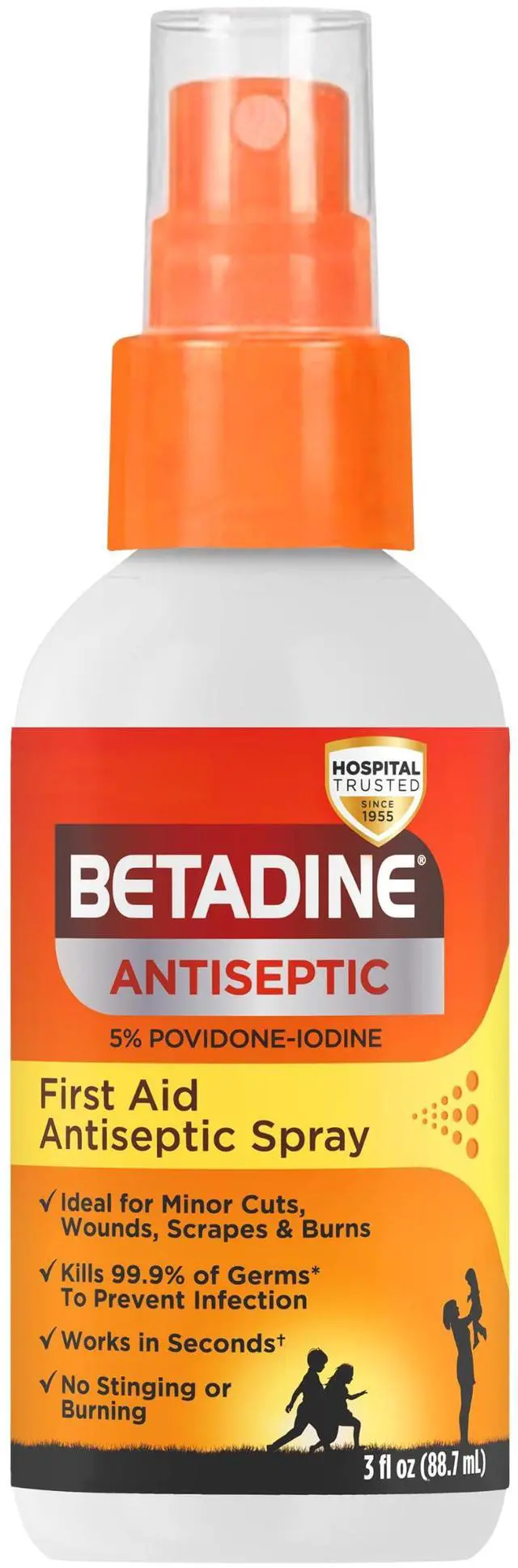Main image of Antiseptic First Aid Spray, Povidone-Iodine 5%, 3 Fl Oz