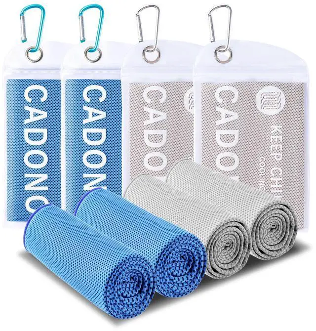 Main image of 4 Pack Cooling Towel (40"x12"), Soft Breathable Chilly Towel, Ice Towel