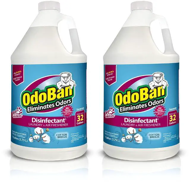 Main image of Disinfectant Concentrate and Odor Eliminator, Made in the USA, Cotton Breeze Scent, 2 Gallons