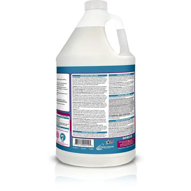 Alt view image 2 of 7 - Disinfectant Concentrate and Odor Eliminator, Made in the USA, Cotton Breeze Scent, 2 Gallons