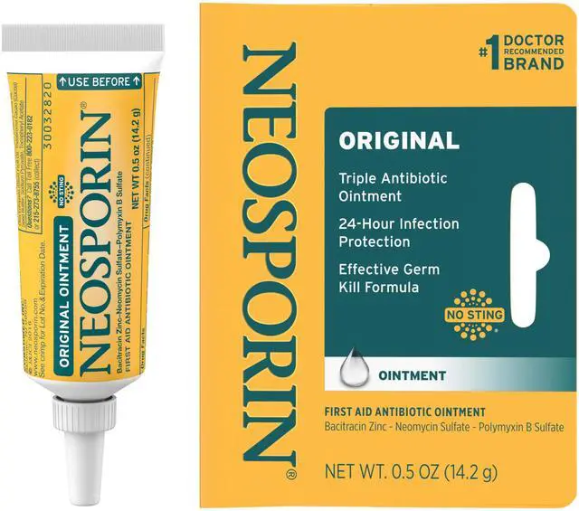 Main image of Neosporin Original Triple Antibiotic Ointment, 0.5 oz
