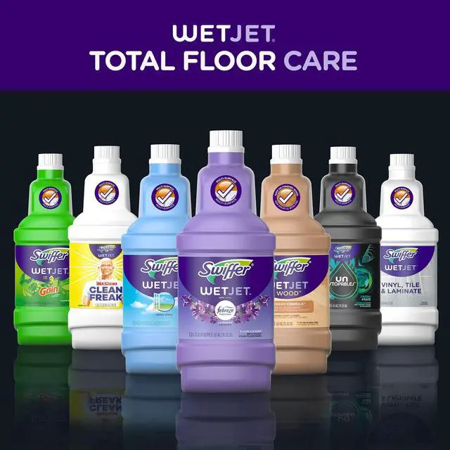 Alt view image 6 of 6 - WetJet Unstopables Refill Solution for Floor Cleaning, Fresh Scent, 1.25 Liters