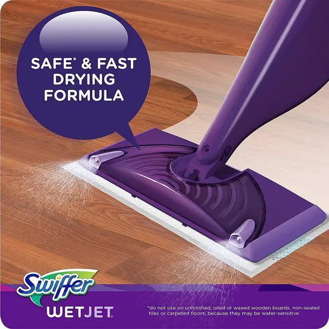 Alt view image 3 of 7 - Wetjet Hardwood Floor Mopping and Cleaning Solution Refills, All Purpose Cleaning Product, Open Window Fresh Scent, 1.25 Liter, 2 Pack (Packaging may vary)