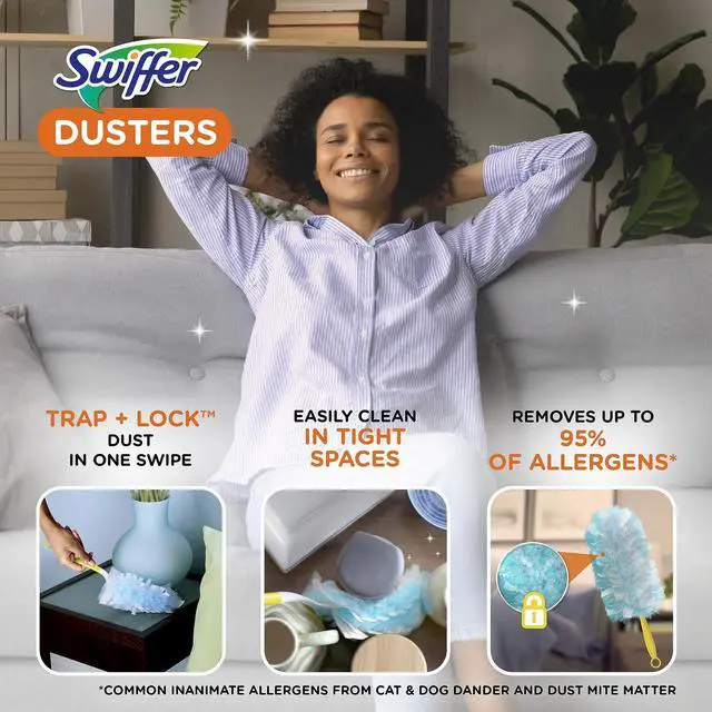 Alt view image 2 of 6 - Dusters Starter Kit, Kit Includes 1 Handle and 5 Dusters