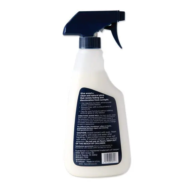 Alt view image 2 of 3 - Anytime Clean & Polish Wood Cleaner & Furniture Polish for Cabinets, Tables, and Other Wood Surfaces, Spray Bottle, Lemon Fresh, 16 Fluid Ounces