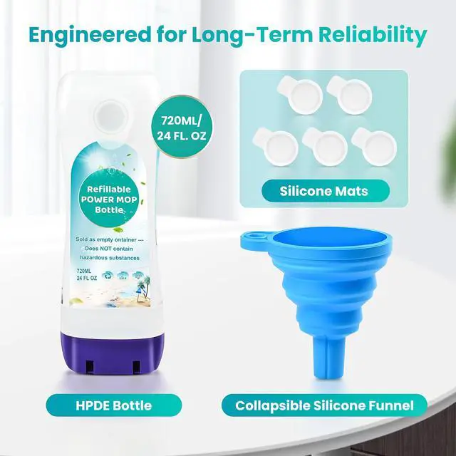 Alt view image 5 of 6 - Leak-Resistant Refillable Bottle for Swiffer® Power Mop, 720mL