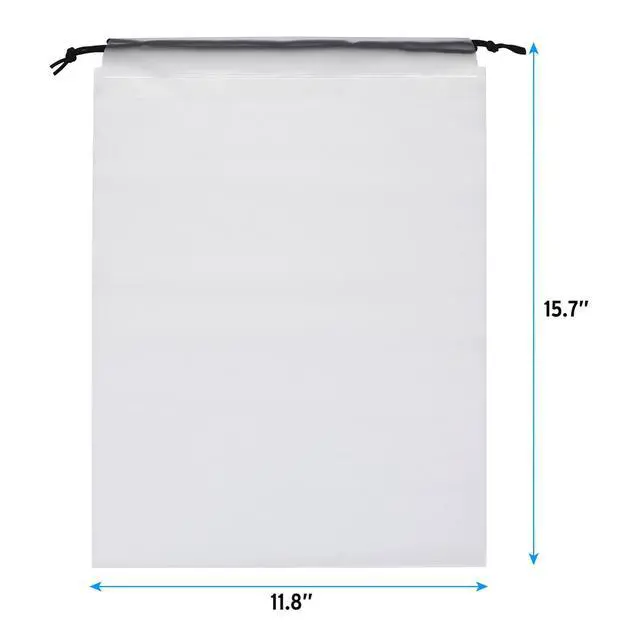 Alt view image 2 of 7 - 13 Pack Transparent Shoe Bags for Travel, 15.7 x 11.8 inches