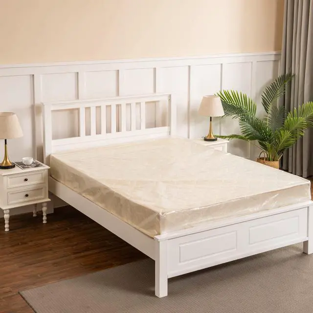 Alt view image 3 of 7 - King Mattress Bag for Moving Storage, 1.5 Mil Clear Waterproof Plastic Mattress Storage Bag Cover, Disposal Mattress Protector for King/California King Size