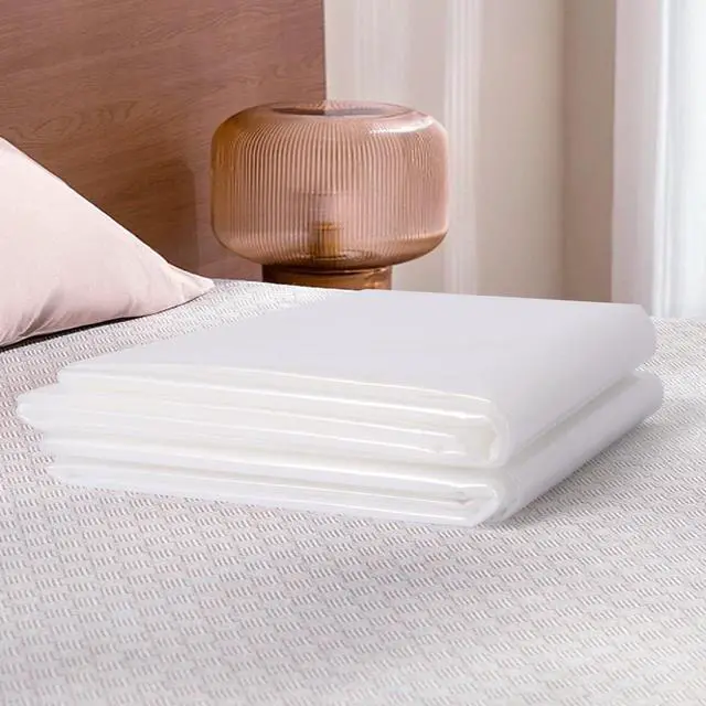 Alt view image 7 of 7 - 2 Pack King/Cal King Mattress Bag for Moving and Storage, Clear Plastic Mattress Cover for Moving, Waterproof Mattress Disposal Bags