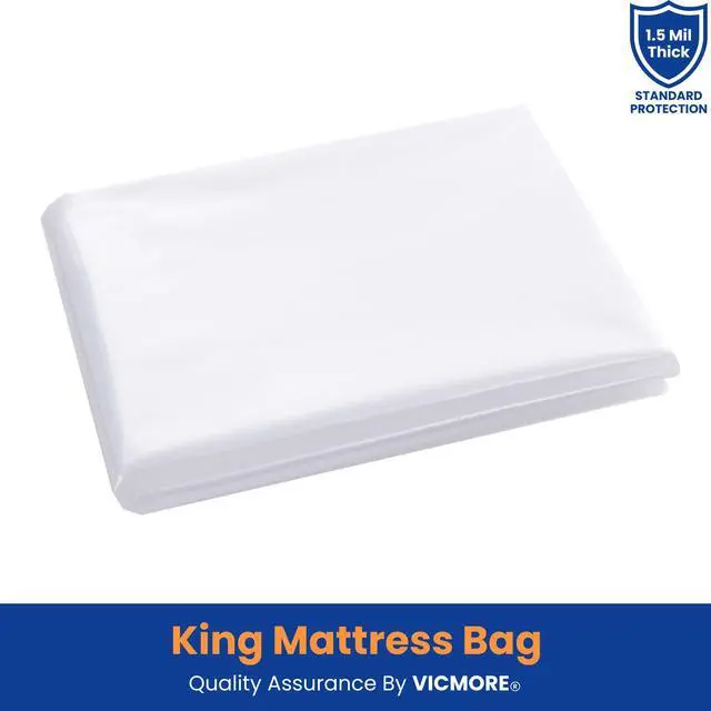 Alt view image 2 of 7 - King Mattress Bag for Moving and Storage, 1.5 Mil, 1 Pack