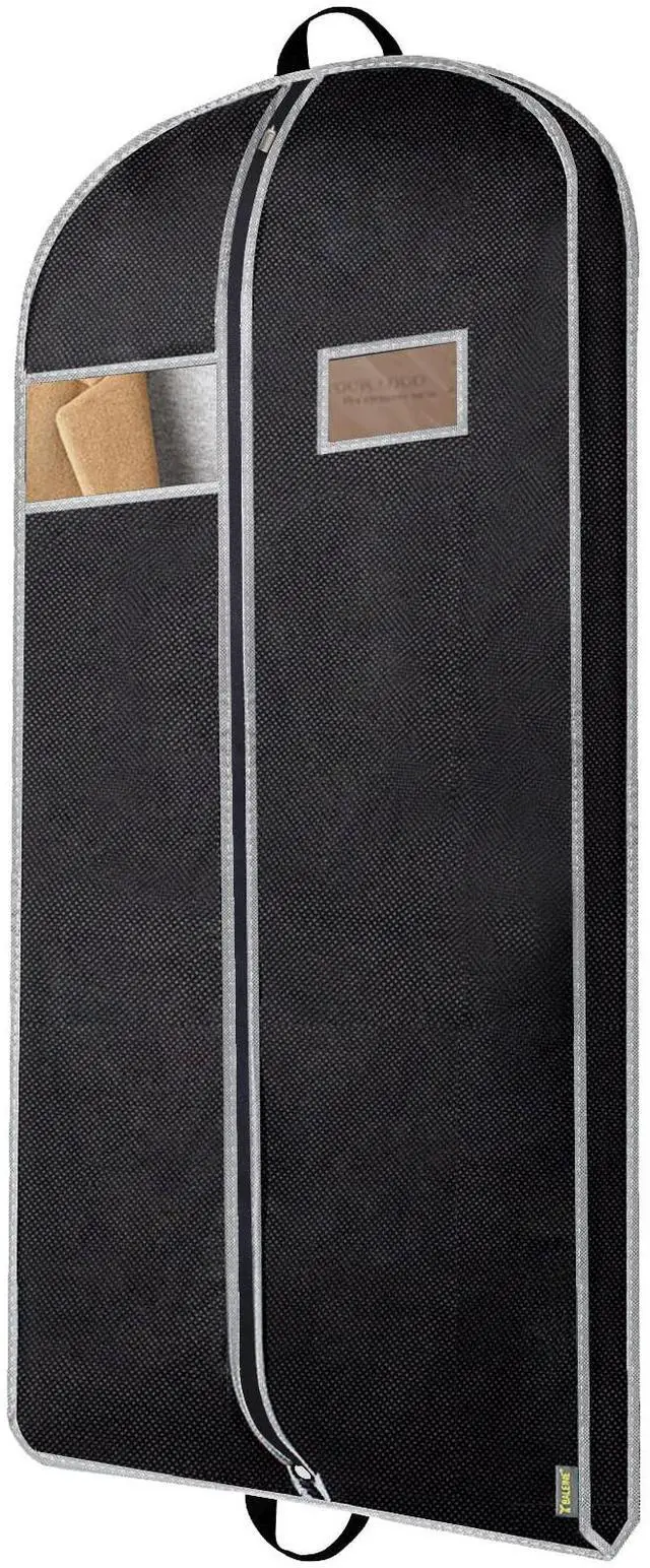 Main image of 1PK Heavy Duty Garment Bag with Shoe Storage Travel Bag for Dresses, Suit, Coats Travel Essential (43", Black)