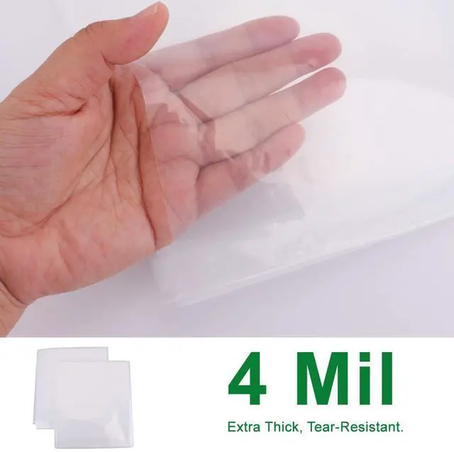 Alt view image 2 of 6 - 2-Pack Mattress Bag for Moving - Twin/Twin XL Size Mattress Storage Bag - 4 Mil Extra Thick Heavy Duty Mattress Protection Cover - 54 x 96 Inch