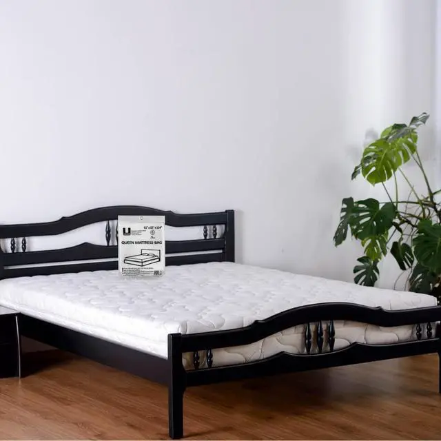 Alt view image 4 of 7 - Queen Mattress Clear Plastic Poly Covers, 61 x 15 x 104 inch, Heavy Duty 2 mil, 1 Pack