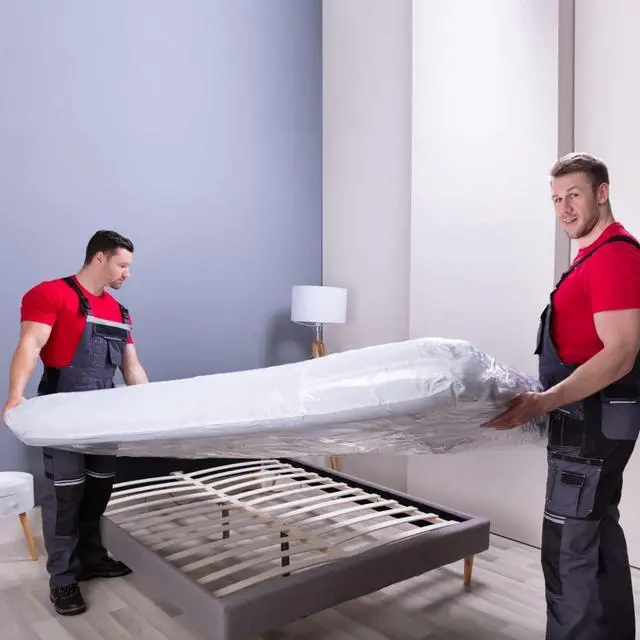 Alt view image 6 of 7 - Queen Mattress Clear Plastic Poly Covers, 61 x 15 x 104 inch, Heavy Duty 2 mil, 1 Pack