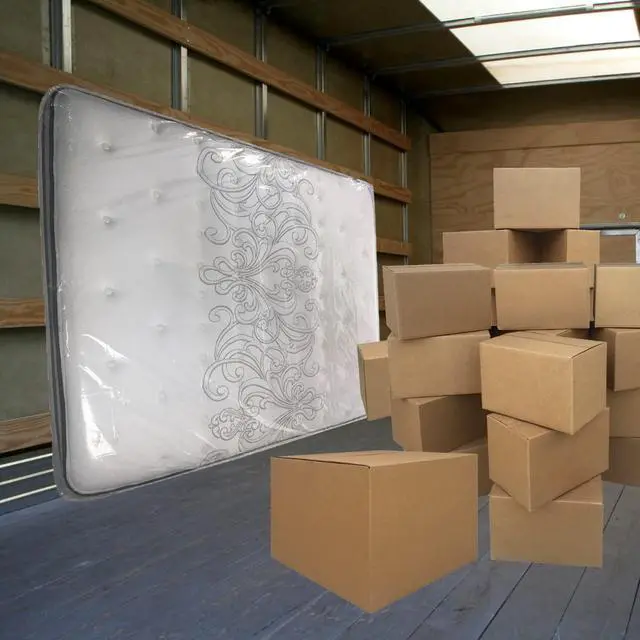 Alt view image 7 of 7 - Queen Mattress Clear Plastic Poly Covers, 61 x 15 x 104 inch, Heavy Duty 2 mil, 1 Pack