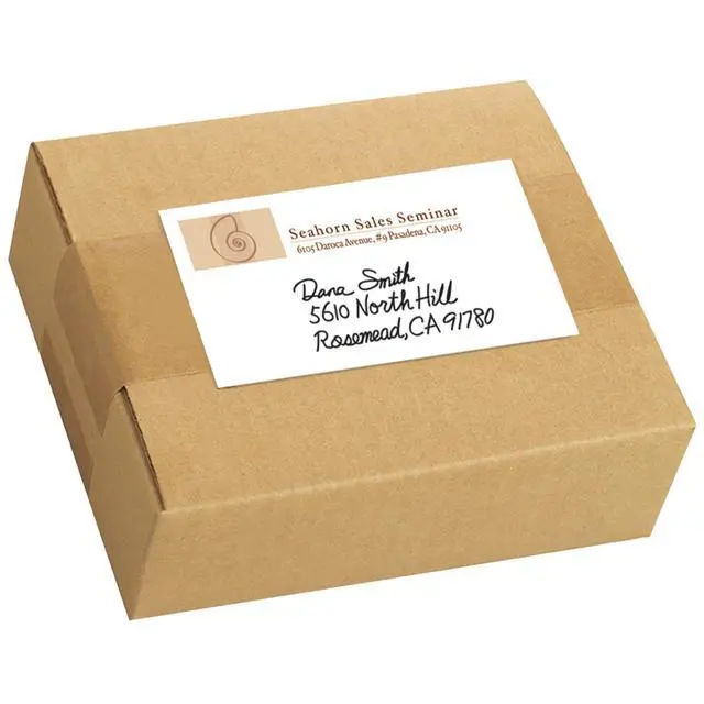 Alt view image 2 of 6 - Printable All-Purpose Removable Labels, 2" x 4" White, Write or Print, Great for Organization Projects, 100 Customizable Blank Labels (5444)