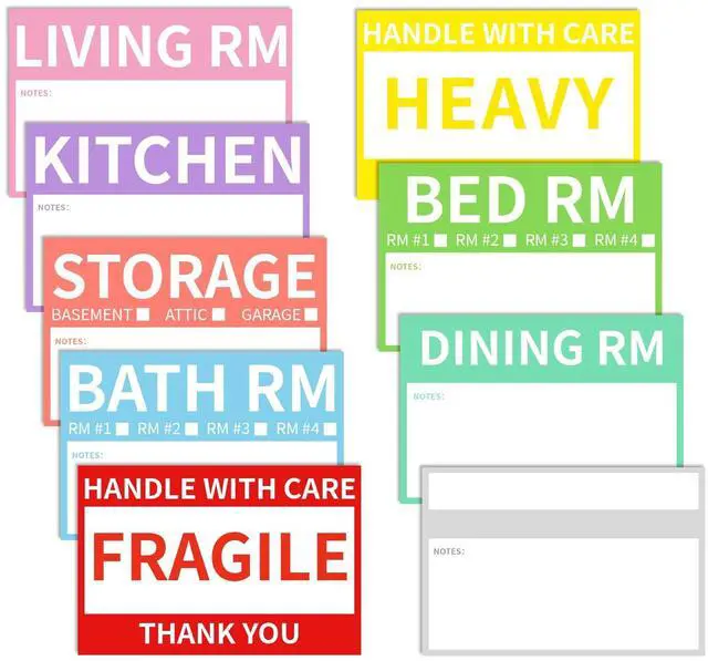 Main image of 300 PCS 3 x 2 Removable Moving Packing Labels for Box Sticker