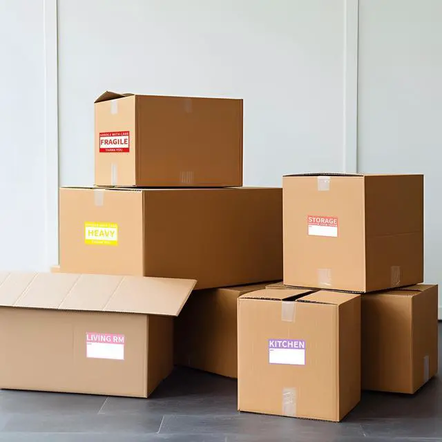 Alt view image 6 of 7 - 300 PCS 3 x 2 Removable Moving Packing Labels for Box Sticker