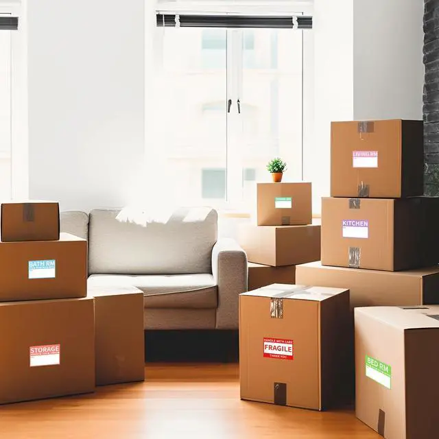 Alt view image 7 of 7 - 300 PCS 3 x 2 Removable Moving Packing Labels for Box Sticker