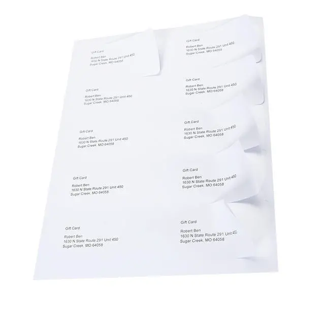 Alt view image 5 of 7 - 2x4 inch Shipping Labels, 300 Labels per Pack, Laser/Inkjet Compatible, Self-Adhesive