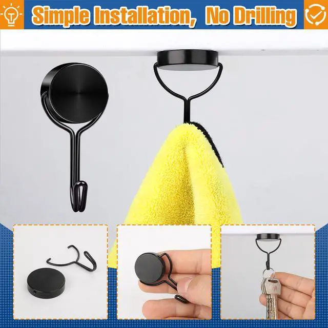 Alt view image 5 of 6 - Magnetic Hooks 6PCS 30lbs+ Cruise Essentials 2026 Magnet Hook