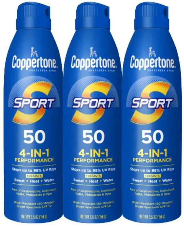Main image of SPORT Sunscreen Spray SPF 50, Multipack, 3 x 5.5 FL OZ