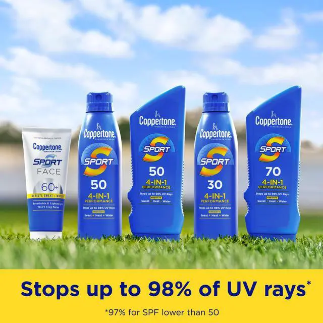 Alt view image 4 of 7 - Sport Sunscreen Spray SPF 50, Water Resistant Broad Spectrum UVA/UVB Spray Sunscreen, 5.5 Oz, Pack of 2, Continuous Sprayer