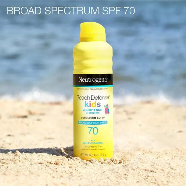 Alt view image 4 of 7 - Beach Defense Kids Sunscreen Spray SPF 70, 6.5 oz, 2 Pack