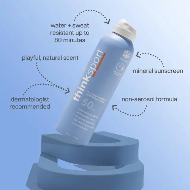 Alt view image 2 of 7 - Mineral Sunscreen Spray SPF 50+, 6 Fl Oz, Water Resistant