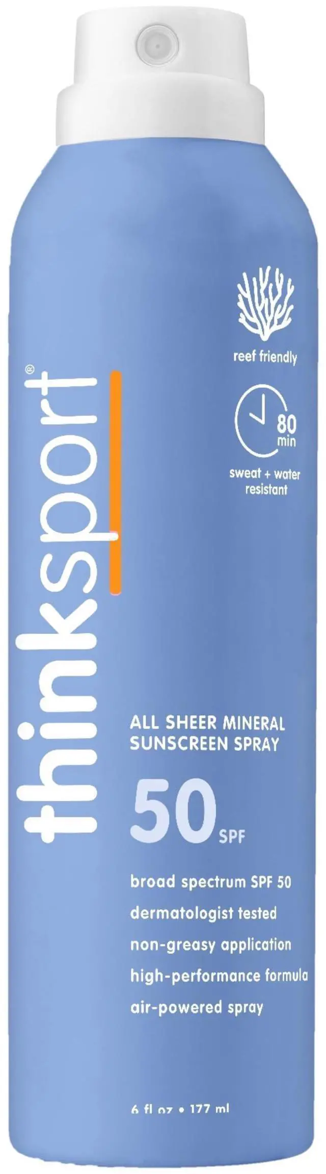 Main image of Mineral Sunscreen Spray SPF 50+, 6 Fl Oz, Water Resistant