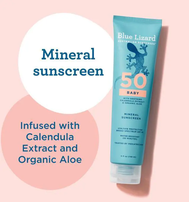 Alt view image 4 of 7 - BABY Mineral Sunscreen with Zinc Oxide, SPF 50+, Water Resistant, UVA/UVB Protection with Smart Cap Technology - Fragrance Free, 5 oz. Tube