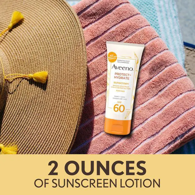 Alt view image 3 of 7 - Protect + Hydrate SPF 60 Face Sunscreen, Prebiotic Oat, 2 fl oz
