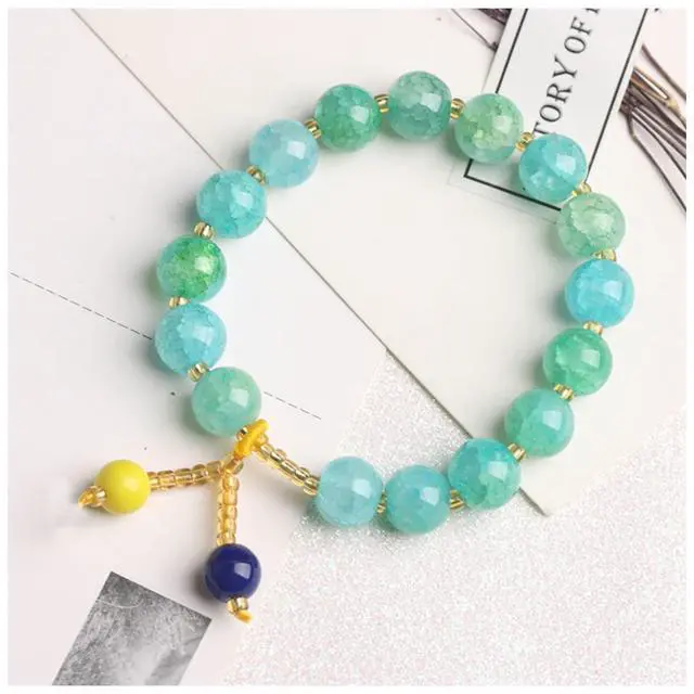 Alt view image 7 of 7 - 200PCS Natural Stone Beads 8MM Agate Spacer Beads Bulk for Jewelry Making
