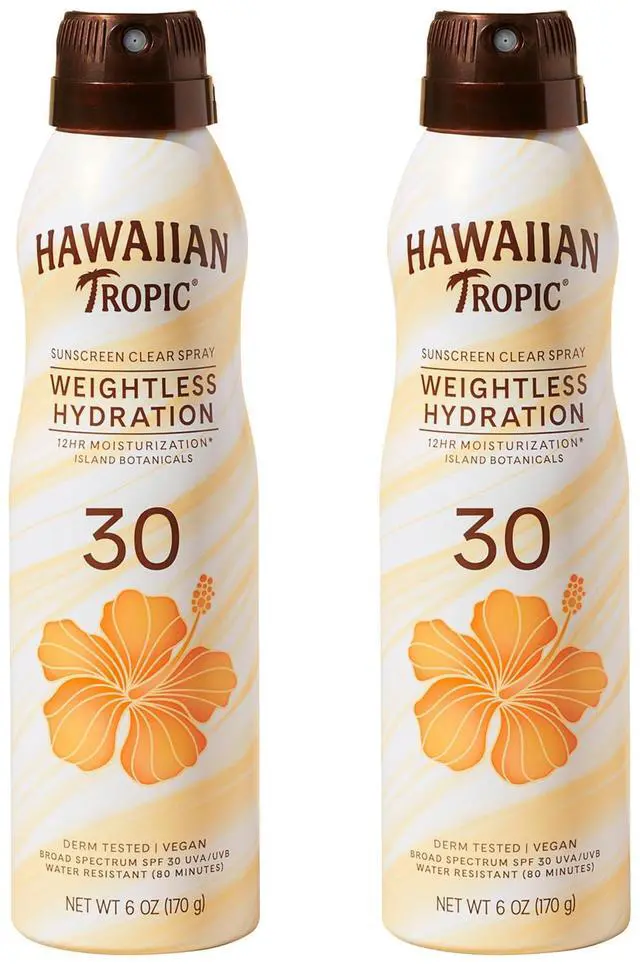 Main image of Weightless Hydration SPF 30 Sunscreen Spray, 6 Oz (2 Pack)
