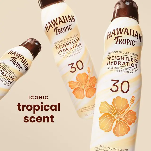 Alt view image 2 of 7 - Weightless Hydration SPF 30 Sunscreen Spray, 6 Oz (2 Pack)